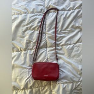 VINTAGE VERA BRADLEY RED SHOULDER BAG